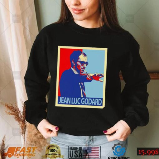 Jean Luc Godard smoking Hope shirt