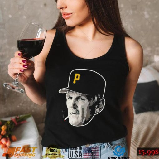 Jim Leyland Pittsburgh Pirates smoking shirt