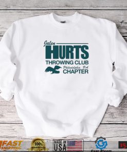 Jalen Hurts Throwing Club Philadelphia Chapter Shirt