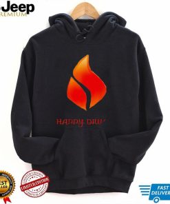 Fire Candle Light Happy Diwali Festival logo shirt