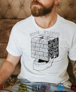 Castle face one large skull shirt