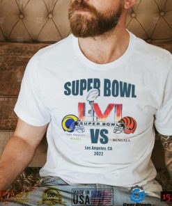 Super Bowl LVI Los Angeles Rams vs Cincinnati Bengals Los Angeles CA 2022 shirt