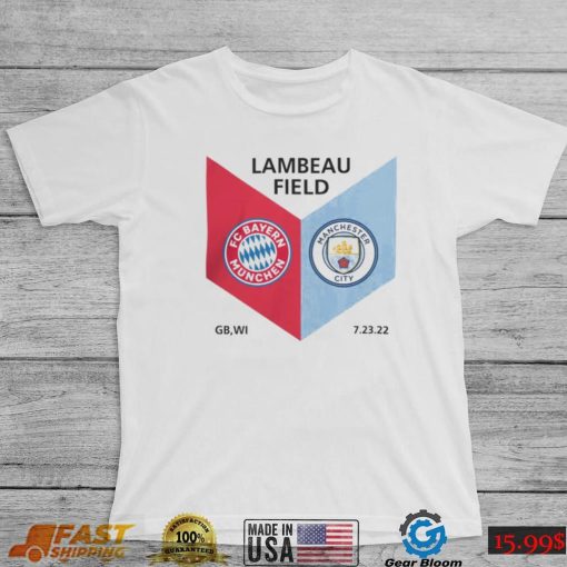 Manchester City Fc Bayern Munich Lambeau Field 2022 Shirt