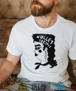 Mullet Society hair art shirt