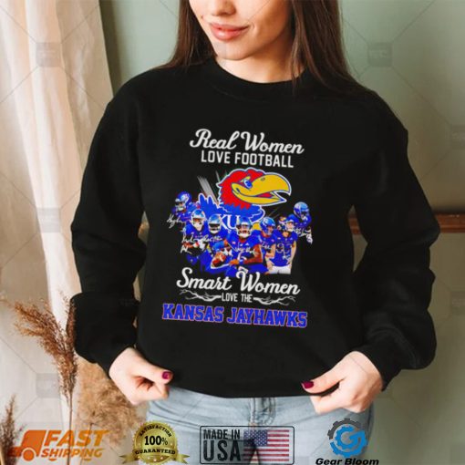 Real women love football smart women love the Kansas Jayhawks 2022 shirt