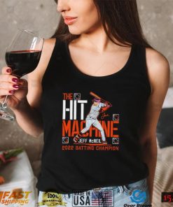 Jeff McNeil New York Mets the hit machine 2022 batting Champion signature shirt