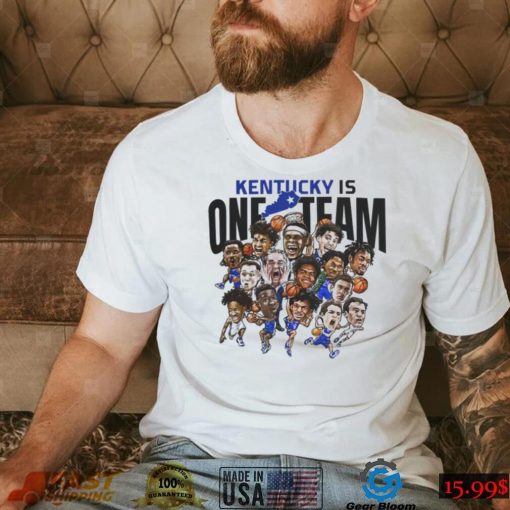 Kentucky MBB Releases One Team One State Relief T Shirt