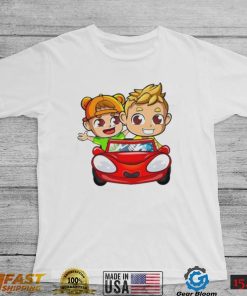 Animated driving car vlad and nikI shirt