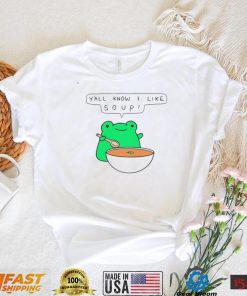 Greb comic frog y’all know I like soup shirt