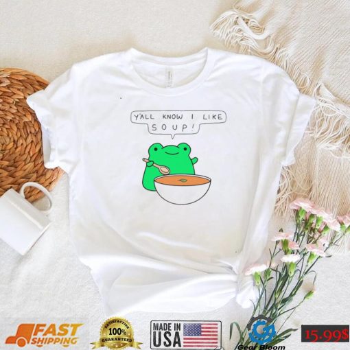 Greb comic frog y’all know I like soup shirt