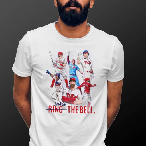 Philadelphia Phillies Baseball Smash Ring The Bell T Shirt