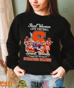 Real women love football smart women love the Syracuse Orange signatures 2022 shirt