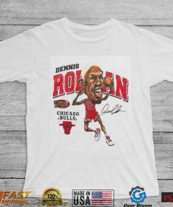 Ness Dennis Rodman Caricature T Shirt