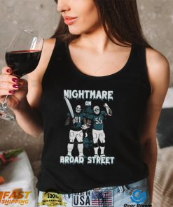 Official Fletcher Cox And Brandon Graham Nightmare On Broad Street halloween shirt