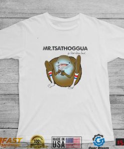 Mr Tsathoggua eating ice cream and watch phone shirt