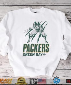 Green Bay Packers Marvel Wolverine Slash Shirt