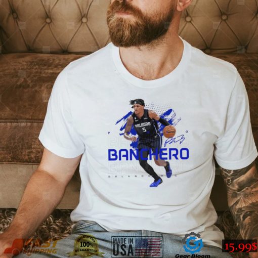 Paolo Banchero Orlando Magic signature shirt