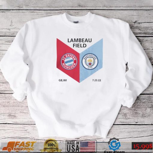 Manchester City Fc Bayern Munich Lambeau Field 2022 Shirt