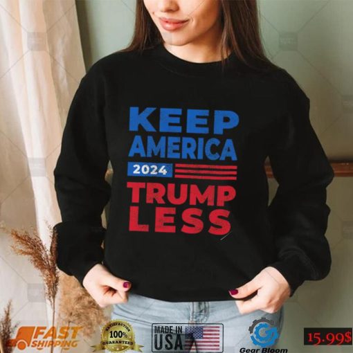 Keep America Trumpless 2024 make America Trumpless again Biden 2024 distressed shirt