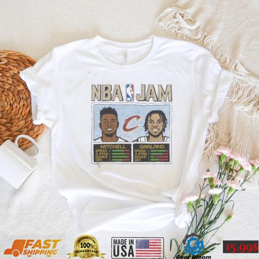 NBA Jam NBA Cleveland Cavaliers Mitchell And Garland shirt