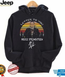 Official Letter to You Bruce Springsteen signature vintage shirt