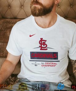 St. Louis Cardinals Nike 2022 NL Central Division Champions Postseason shirt