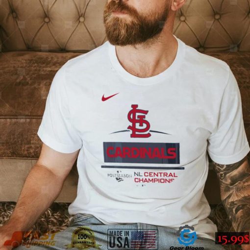 St. Louis Cardinals Nike 2022 NL Central Division Champions Postseason shirt