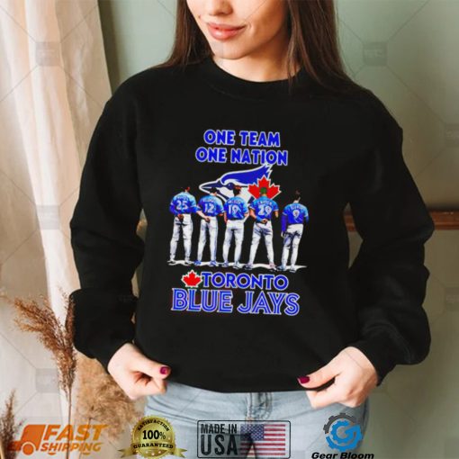 One team one nation Toronto Blue Jays 2022 shirt