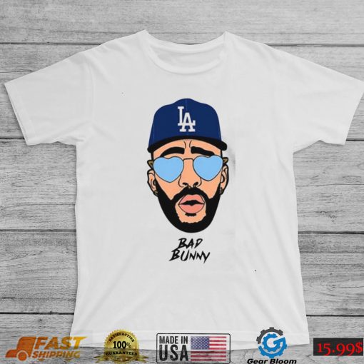 Bad Bunny Dodgers Shirt Los Angeles Dodgers MLB Shirtv