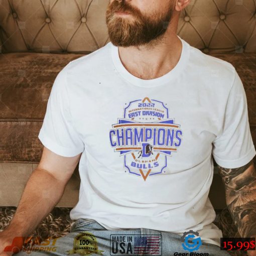 Official Durham Bulls Delta Apparel 2022 International League East Division Champions shirt