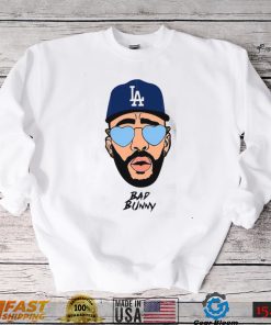 Bad Bunny Dodgers Shirt Los Angeles Dodgers MLB Shirtv