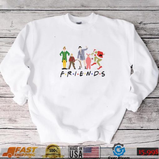 Christmas Character Friends Shirt, Winter Gift, Vintage Xmas Tee