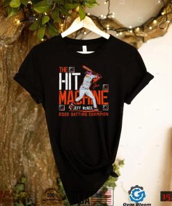 Jeff McNeil New York Mets the hit machine 2022 batting Champion signature shirt