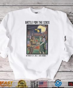 Michigan Wolverines vs Michigan State Spartans mascot battle for the State 2022 shirt