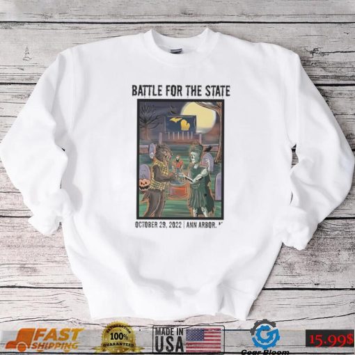 Michigan Wolverines vs Michigan State Spartans mascot battle for the State 2022 shirt