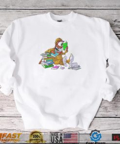 Monster reading and eat books art shirt