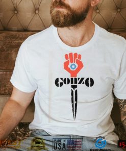 Gonzo T Shirt Fist Knife Logo Journalism Hunter S Thompson Cool Gift Tee For Fan