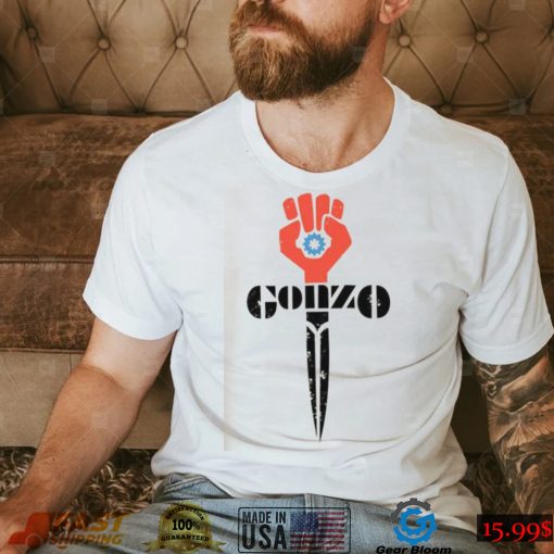 Gonzo T Shirt Fist Knife Logo Journalism Hunter S Thompson Cool Gift Tee For Fan