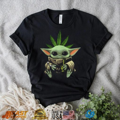 Baby Yoda smokes weed Star wars 2022 shirt