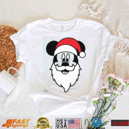 Santa Mickey Mouse Adult, Matching Merry Christmas Shirt