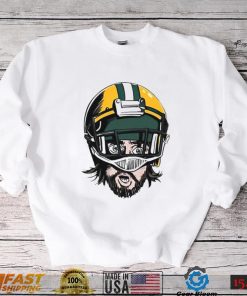 Aaron Rodgers Face Green Bay Packers T Shirt, Gift For Women Swearshirt