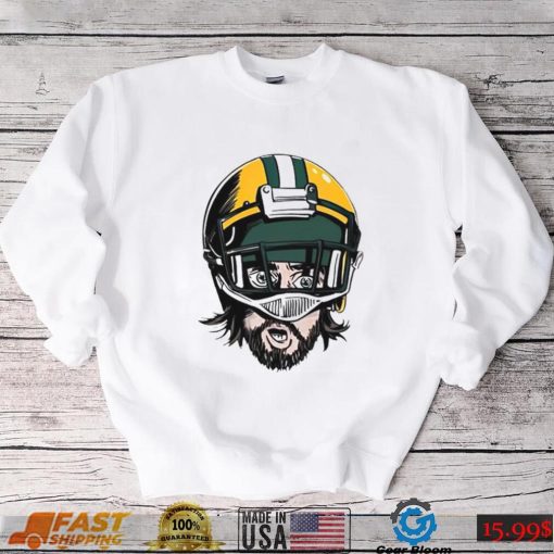 Aaron Rodgers Face Green Bay Packers T Shirt, Gift For Women Swearshirt