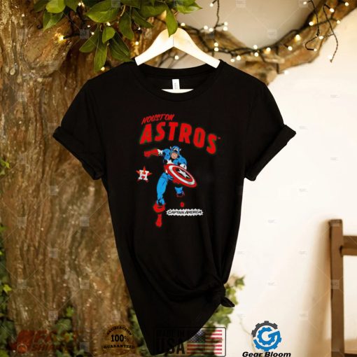 Houston Astros Captain America Marvel retro shirt