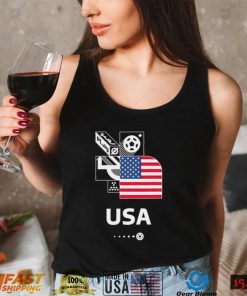 US Soccer FIFA World Cup Qatar 2022 Play Action American flag shirt