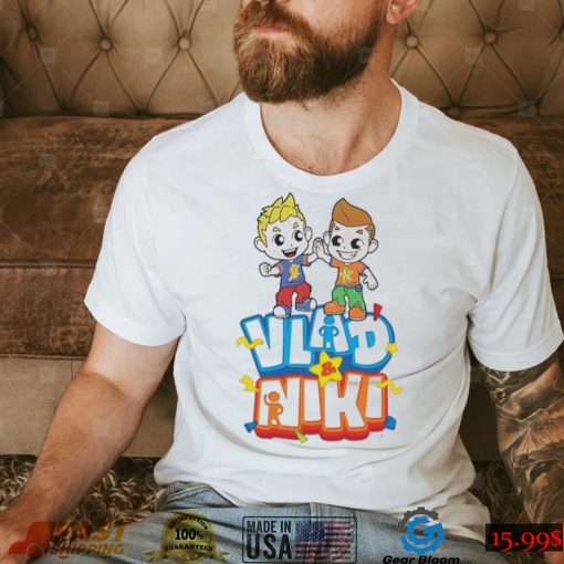 Colorful design vlad and nikI shirt