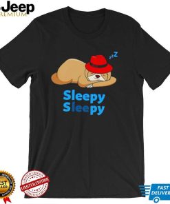 Sloth sleepy sleepy art shirt