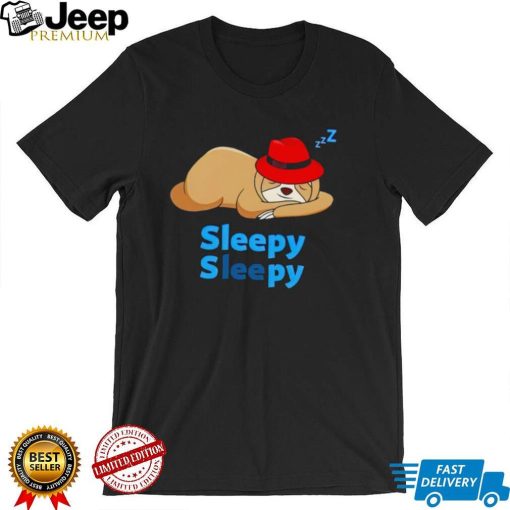 Sloth sleepy sleepy art shirt