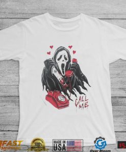 Ghostface Call Me Halloween shirt