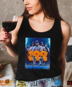 First To 100 Wins New York Mets Shirt