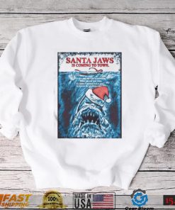 Jaws Santa Christmas Xmax Scuba Diving shirt